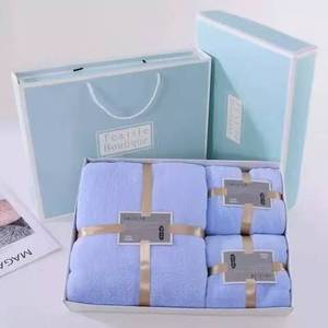 <span class=keywords><strong>Serviette</strong></span> de visage en velours corail à séchage rapide personnalisée avec bordure douce pour la peau coupe <span class=keywords><strong>serviette</strong></span> de bain boîte-cadeau cadeau de <span class=keywords><strong>mariage</strong></span> ensemble de trois pièces - Product Image 5