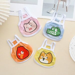 Gilet en maille pour chien, motif animal de dessin animé, respirant et frais pour l'été, pour petits et moyens chiens, Bichon Frise Corgi - Product Image 3