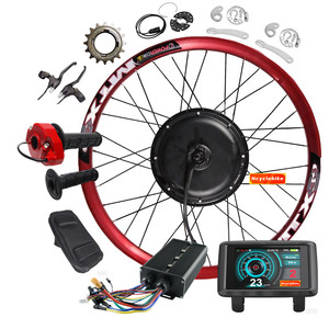 CHEIRS Kit de Conversion de vélo électrique, 48V 1000W 20/ 24 / 26