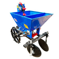 Nouveau modèle Mini moissonneuse portative Semoir efficace Moissonneuses pour maïs intégré avec tranchée fertilisant Ridging sur tracteur