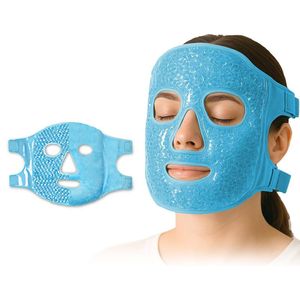 Bingfan Hot & Cold Face Mask Ice <span class=keywords><strong>Pack</strong></span> Reduce Face Puff Gel Beads Hot Heat Cold Compress <span class=keywords><strong>Pack</strong></span> Face <span class=keywords><strong>SPA</strong></span> para mujer durmiendo - Product Image 1