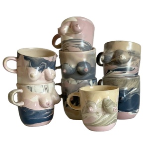 Taza de Cerámica Personalizada con Forma de Pechos de Mujer, Taza F/<span class=keywords><strong>G</strong></span>, para Pechos Grandes, Regalo Sexy para Ella - Product Image 1