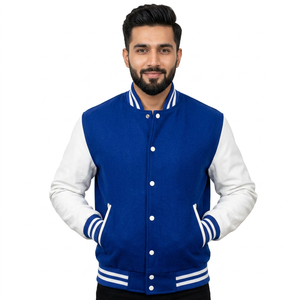 Varsity <b>Jackets</b> Wool Long Sleeves Winter Wear <b>Smart</b> and Stylish Men's <b>Jacket</b> - Product Image 1