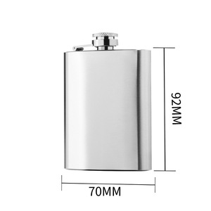 Tùy Chỉnh Whiskey Leakproof Uống Rượu Flask 5Oz 6Oz 7Oz 8Oz <span class=keywords><strong>9Oz</strong></span> Thép Không Gỉ Rượu Cắm Trại Túi Hip Flask - Product Image 2