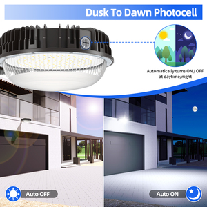 โคมไฟติดผนัง LED กลางแจ้ง IP65 กันน้ำ อลูมิเนียมอัลลอยด์ ไฟสวน ไฟถนน LED BARN LIGHT 50W 5000K 100-277VAC โฟโตเซลล์ - Product Image 4