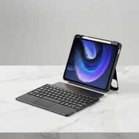Kalem Yuvalı Gelişmiş Manyetik Sihirli Klavye, Xiaomi Pad 6 Pro 11 İnç Ayrılabilir Sihirli Klavye için Uygun