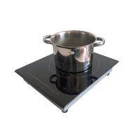 Cocina Eléctrica Digital de un Solo Quemador con Indicador LED, Placa de Inducción Eléctrica/Inductiva
