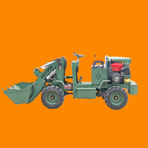 गर्म बिक्री मिनी स्किड स्टीड लोडर डीजल पेट्रोल इंजन रबर ट्रैक कॉम्पैक्ट डिजाइन के साथ फार्म बर्फ सफाई कार्य के लिए - Product Image 5