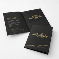 Carpetas de Presentación A4 con Logotipo Personalizado, Carpeta de Archivo de Cartón con Bolsillos