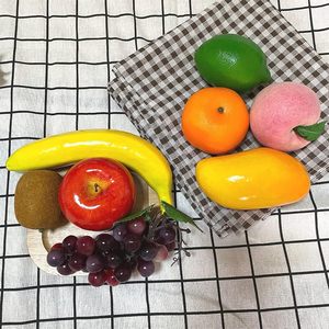 Fruit artificiel fausse pomme poire <span class=keywords><strong>mangue</strong></span> kiwi orange raisin pêche <span class=keywords><strong>mangue</strong></span> banane citron simulation modèle photographie accessoires affichage - Product Image 5
