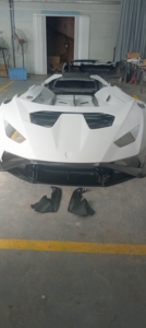 Pour <span class=keywords><strong>Lamborghini</strong></span> Gallardo Kit de mise à niveau Hurricane STO assemblage de pare-chocs avant pare-chocs arrière capot moteur-nouvel attelage de remorquage - Product Image 5