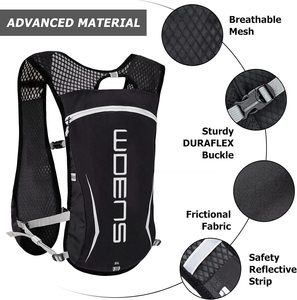 กระเป๋าเป้สะพายหลังสำหรับวิ่งกลางแจ้ง น้ำหนักเบา พร้อมช่องใส่ขวดน้ำ  กระเป๋าอเนกประสงค์สำหรับวิ่ง ความจุ 5 ลิตร พกพาสะดวก - Product Image 3