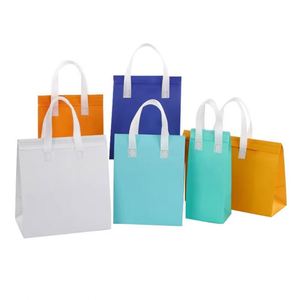 Reusable Non Woven Large Capacity Waterproof Cooler Bag Multi Color Thermal Insulated for Takeaway Food Delivery Lunch Bags - Product Image 1