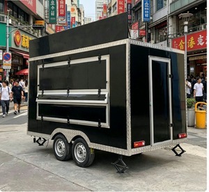 Chariot de vente ambulante pour hot-dogs et glaces, camion-restaurant, remorque de restauration entièrement équipée, cuisine mobile, restaurant itinérant - Product Image 5