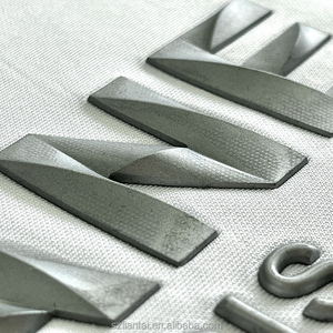 Tùy chỉnh 3D Bạc lớn lên Silicone cao cấp truyền nhiệt các bản vá lỗi cho T-Shirt mũ túi hàng may mặc - Product Image 4