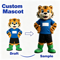 Costume de Mascotte Tigre Sportif Personnalisé pour Adulte, Effet de Danse et de Marche, Personnage de Dessin Animé, Fabrication OEM UYEAH