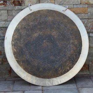 <span class=keywords><strong>Gong</strong></span> d'aile Eclipse TL-007 en métal, instrument de musique de méditation et de yoga sculpté Feng Shui avec impression sérigraphique - Product Image 5