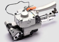Machine de cerclage pneumatique durable pour bandes PET, outil de cerclage pour briques, blocs, tuyaux et emballage de matériaux de construction
