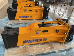 Martillo Hidráulico SB60 Tipo Silencioso, Nuevo, para Excavadoras de 15-18 Toneladas, Compatible con JCB, CAT, HITACHI, KUBOTA, KUMASTU, VOLVO, Liebherr - Product Image 4