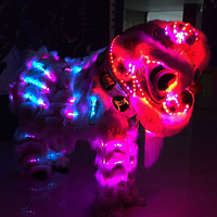 Future DMX Chine LED Luxury Fashion Lion Dance Costume Event Festival Celebration. Mascotte du Nouvel An chinois traditionnel