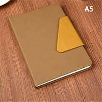 Carnet A5 en cuir PU avec logo personnalisé, fermeture magnétique, épais, gravé, portable, pour bureau, journal, coffret cadeau, vente en gros