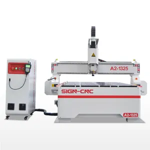 A2-1325 ATC CNC נתב מכונת גילוף חיתוך עץ CNC נתב עם מיטת מכונה כבדה