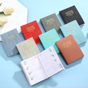 Planner 2026 in Inglese A7 Calendario Annuale Settimanale Agenda Giornaliera <span class=keywords><strong>365</strong></span> Giorni Taccuino Tascabile in Pelle Copertina Rigida Disponibile Annualmente - Product Image 2