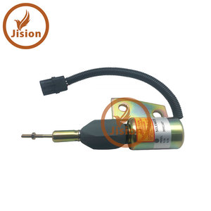 วาล์วโซลินอยด์ปิดเครื่องยนต์รถขุด 12V 24V วาล์วหยุดเครื่องยนต์ 89420952 3991167 J991167 J932529 - Product Image 3