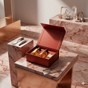 Caja de Embalaje de Perfume Estilo Cajón Elegante con Cinta de Cierre, Estuche Personalizado de Lujo para Botellas de Fragancia, Venta al por Mayor - Product Image 3