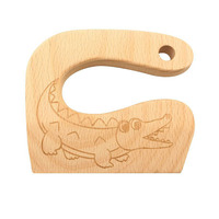 Hachoir en bois Outils éducatifs en bois Jouet de cuisine en bois Couteau de poche en bois pour enfants