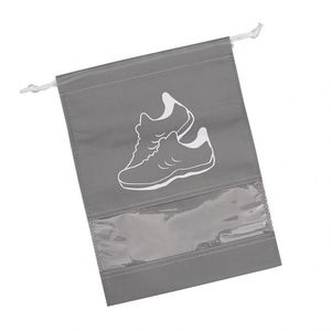 Sac à chaussures en non-tissé avec cordon de serrage, imperméable et anti-poussière, pour le voyage et le rangement (vente en gros) - Product Image 5