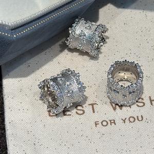 Pendentif de style palais en argent pur S925 avec incrustation de zircon, simple et élégant, design vintage médiéval français, tendance - Product Image 1