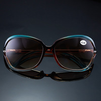Lunettes de soleil de lecture bifocales Diamond unisexes de luxe, logo personnalisé, vente en gros, lunettes de soleil