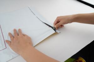 Оптовая продажа, печатные логотипы на заказ, товары для доставки, конверты, полиэтиленовые конверты, Пластиковые курьерские перерабатываемые почтовые пакеты - Product Image 5