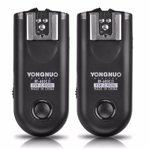 Disparador de Flash Inalámbrico Yongnuo RF-603C RF603C II C1 para Cámaras <span class=keywords><strong>Canon</strong></span> 1100D <span class=keywords><strong>1000D</strong></span> 700D 650D 600D 550D 500D 450D 400D - Product Image 3