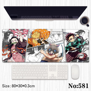 Alfombrillas de teclado personalizadas de 80*30*0,3 CM Demon Kamado Nezuko Kanroji Mitsuri Tanjirou Kochou <span class=keywords><strong>Shinobu</strong></span> Slayer alfombrillas de ratón para juegos de Anime - Product Image 6