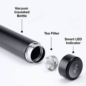 Hot Selling 16oz Stainless Steel Vacuum Digital <b>Smart</b> Tumbler with LCD Temperature Display and Lid Private Label - Product Image 3
