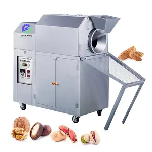 Multi-Function Stainless Steel Commercial Automatic Seed Peanut Rice Flour Roaster Corn Peanut Roasting Machine