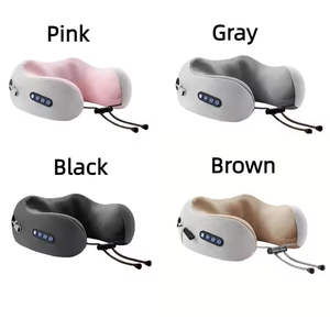 Oreiller de massage du cou SPA, pétrissage profond, vibration, oreiller de voyage portable pour soulager les douleurs musculaires, oreiller de voyage intelligent - Product Image 6