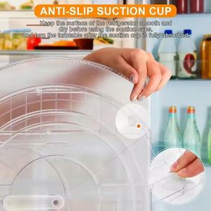 Organizzatore di giradischi quadrato <span class=keywords><strong>Lazy</strong></span> <span class=keywords><strong>Susan</strong></span> per un comodo ripiano di conservazione frigorifero-per scaffali di spezie alimentari - Product Image 2