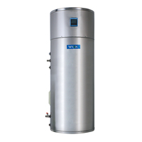 Chaudières à eau à pompe à chaleur 200L 300L R290 tout en un système Réservoir d'eau chaude domestique en acier inoxydable