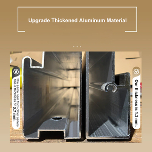 Séchoir à linge rétractable gris anthracite moderne de 600 mm, <span class=keywords><strong>porte</strong></span>-serviettes coulissant en aluminium massif épaissi avec <span class=keywords><strong>rail</strong></span> de glissement à fermeture douce - Product Image 5