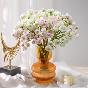 Ramo de Mini Rosas Artificiales Hechas a Mano, Flores de Seda Atadas a Mano para Centros de Mesa de Boda, Decoración para el Hogar, Hoteles y Fiestas - Product Image 6