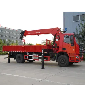 Grue de levage de bâtiment de grande hauteur Grue à flèche suspendue montée sur camion avec camion mitsubishi fuso