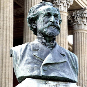 Busto Metálico Personalizado Hecho a Mano de la Famosa Figura de Cobre del Célebre <span class=keywords><strong>Albert</strong></span> Einstein, Retrato de Medio Cuerpo - Product Image 4