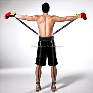 jump rope boxer Suppliers-SỨC MẠNH Cao Mới Tập Thể Dục Nặng Boxing Kháng Ban Nhạc Đào Tạo Dây Đeo Hệ Thống Cho Thiết Bị Đấm Bốc Giống Như Shadow Boxer