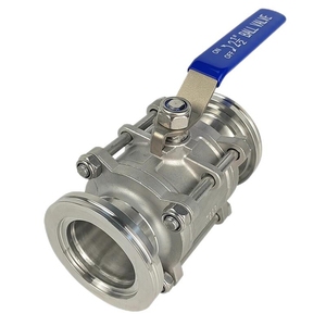 Válvula de Control de Gas para Cocina Comercial de Acero Inoxidable 304/316L de Tres Piezas con Rosca Interna, Personalización OEM, Alto Vacío ISO - Product Image 1