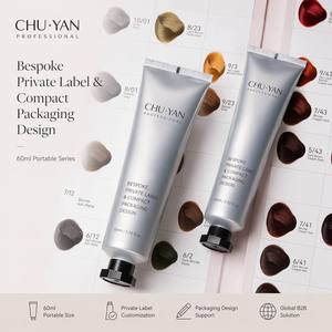 Chuyan 60ml Portable Plant-Based Permanent Hair Color Cream-Covers Gray Hair-Precise Squeeze Tube-Salon Quality <b>DIY</b> Dye - Product Image 4