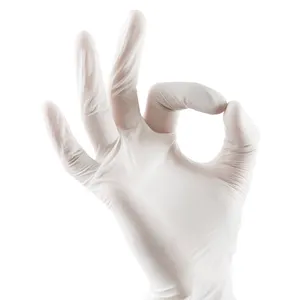 Hersteller Einweg Hochwertige Untersuchung Latex Pulver handschuhe Malaysia
