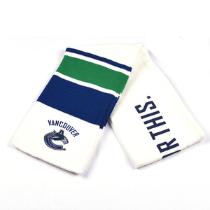 Bufanda Deportiva Cuadrada de Punto Jacquard Acrílico Ligera y Cálida para Hombre, Personalizada para Fanáticos del Fútbol, Hockey y Otros Deportes - Product Image 2